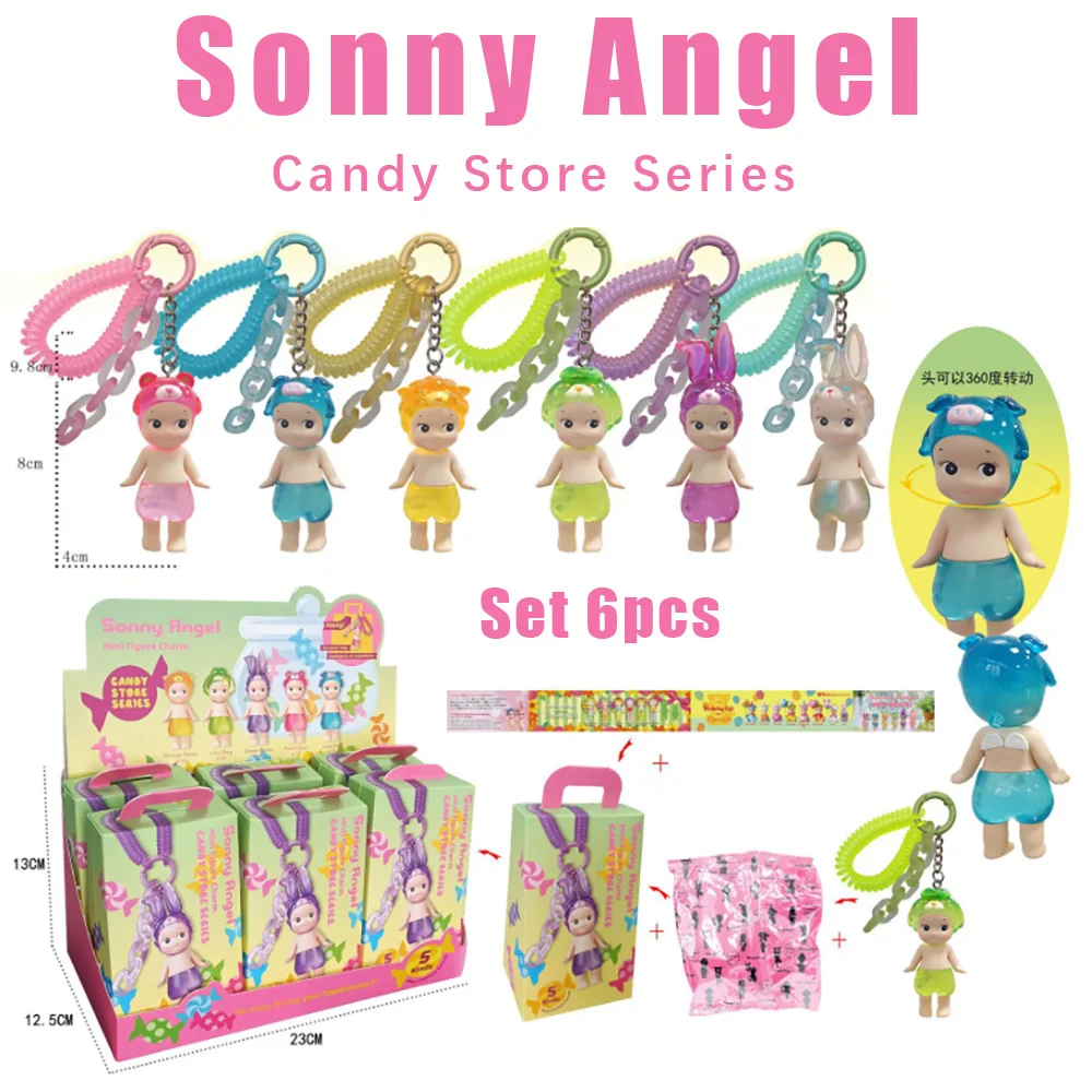 Sonny Angel Blind Box Spielzeug Hippers Dreaming Candy Store Serie Figuren Ornamente Puppen Mädchen Schlüsselanhänger Kinder Weihnachtsgeschenke