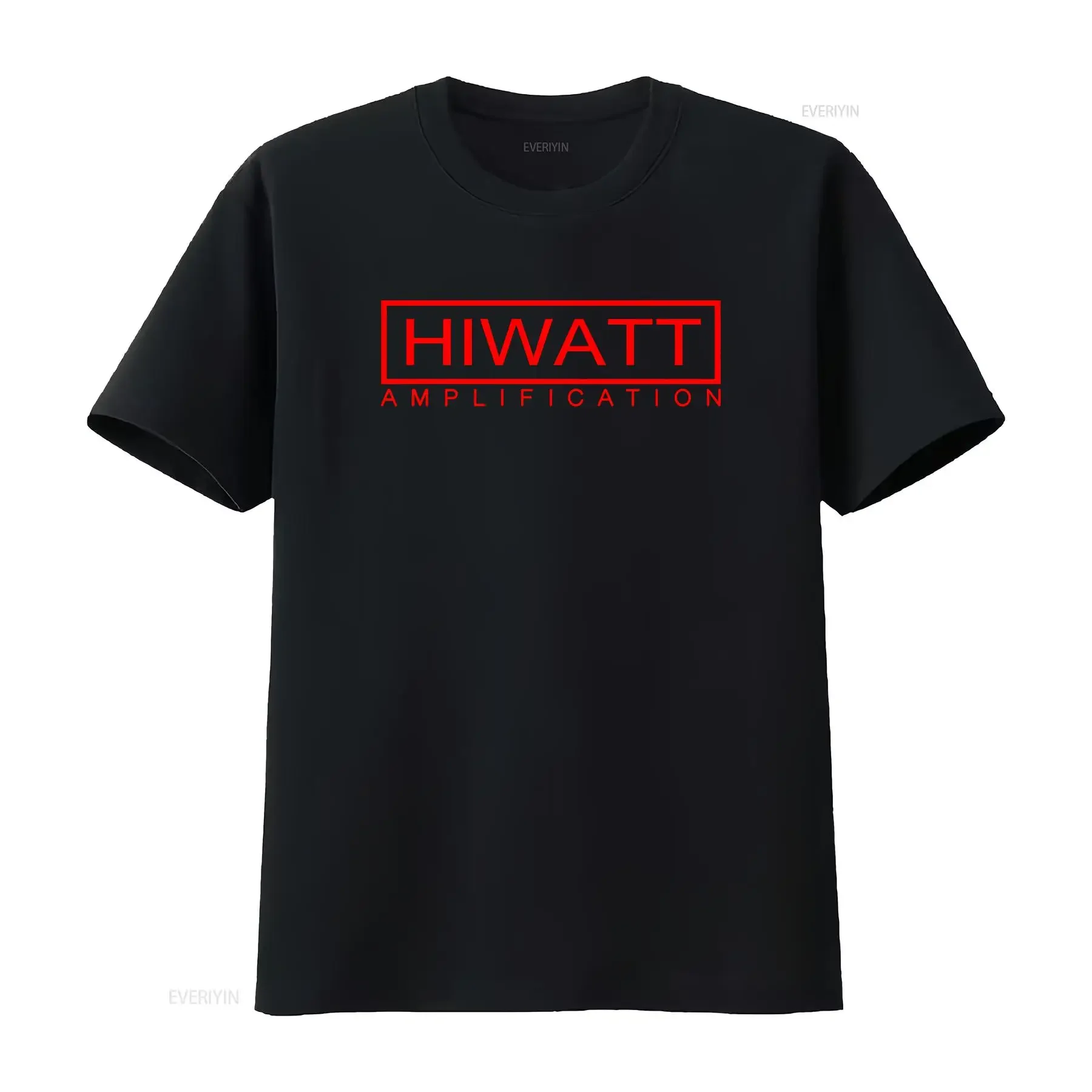 Nueva camiseta con logotipo de Hiwatt Amplifiers, talla S 5XL, camiseta de algodón, camiseta vintage lavada con gráfico, cómoda, elástica, unisex para hombre