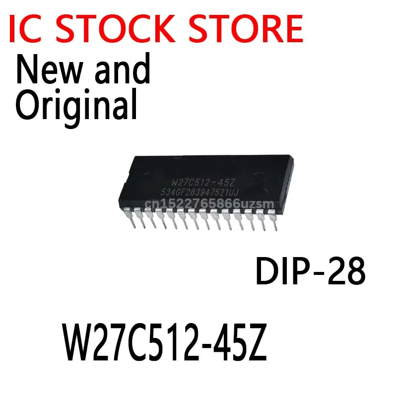 5PCS New and Original   W27C512 DIP-28  27C512-45Z  27C512-45  W27E512-12  W27C512-45Z