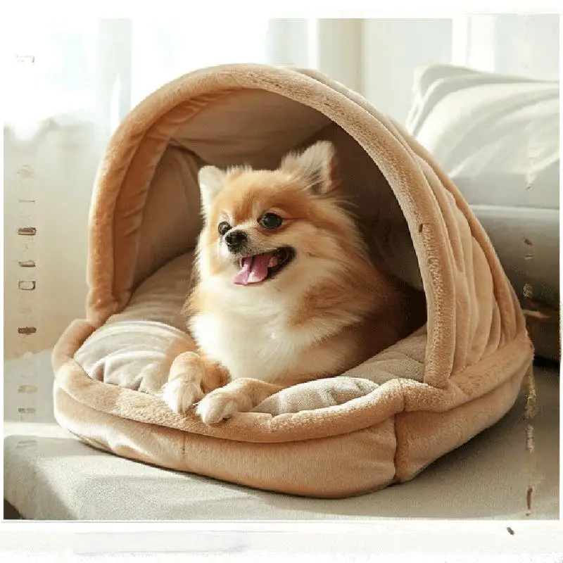 

Detachable Washable Dog House Small Size Winter Warm Teddy Dog Bed Pet Home All Season Universal for Cats And Dogs