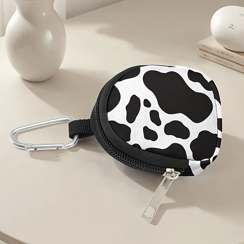 

Мини-портативный чехол для монет, держатель для ключей, женский и мужской кошелек для монет, сумка для ключей, карман на молнии, уличная сумка для наушников с ключом