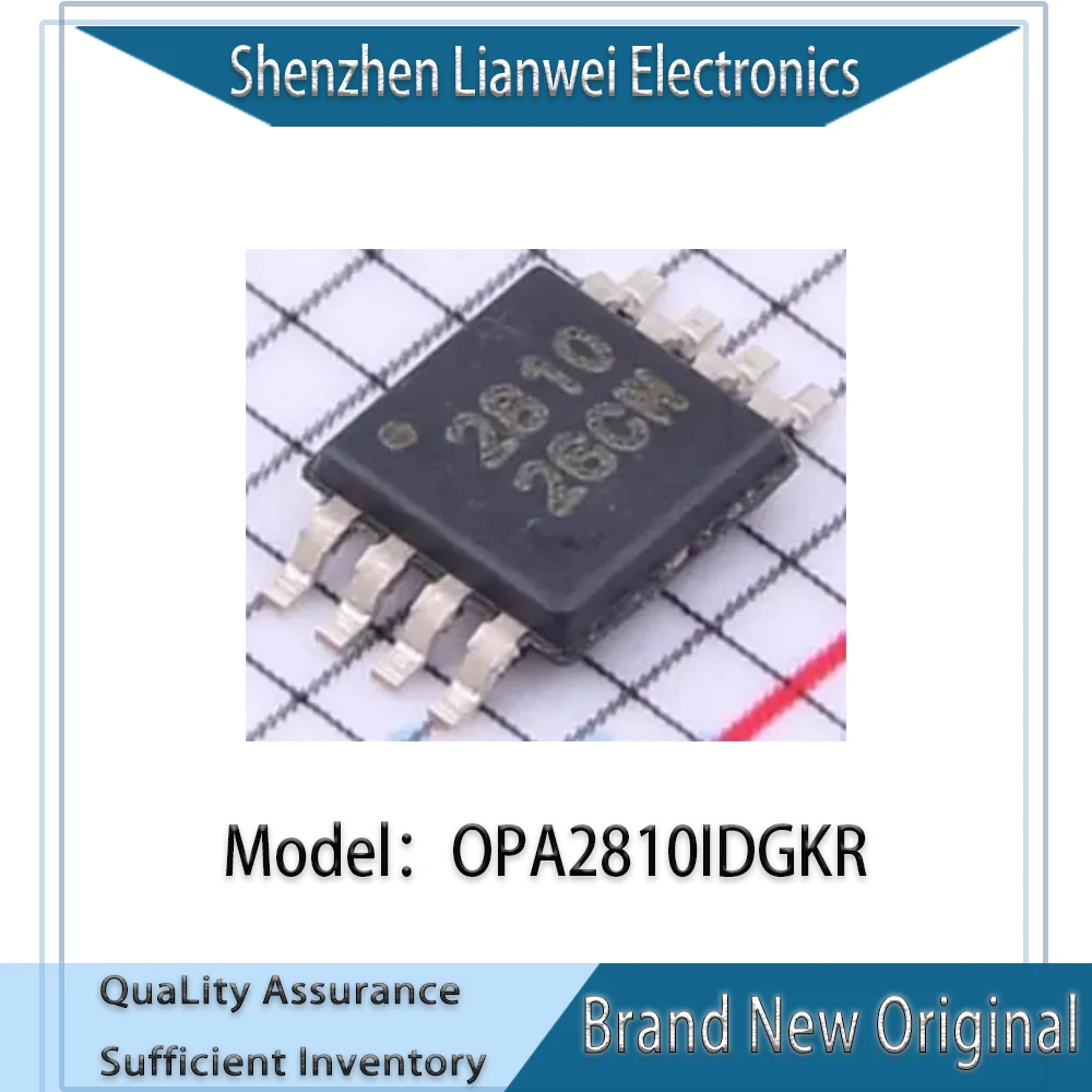

100% New Original OPA2810IDGKR 2810 OPA2810 IC Chipset VSSOP-8
