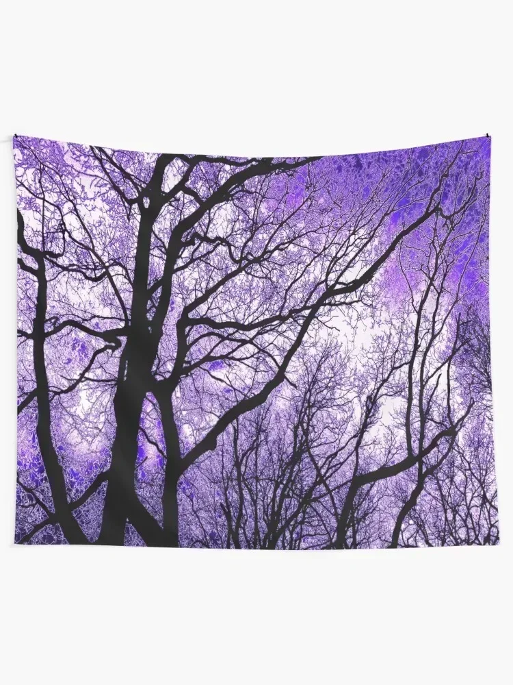 The Trees Know (purple) Tapestry Custom Room Decor Tapestry