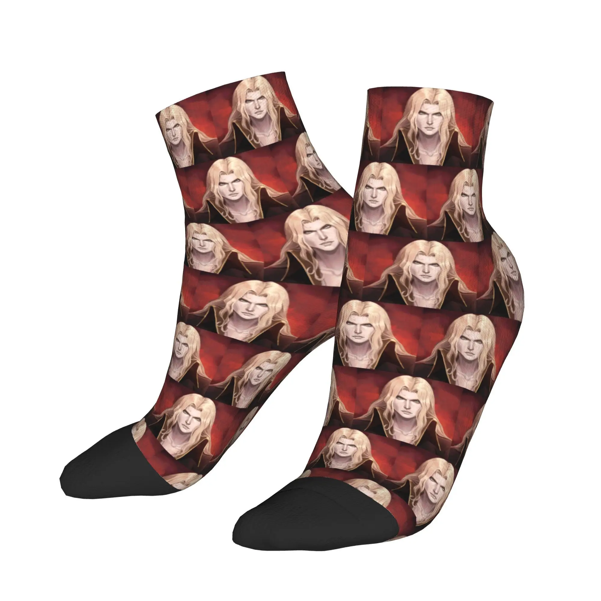 Alucard Fanart castlevania Socks Harajuku Super Soft Stockings All Season Socks Accessories for Man's Woman's Gifts