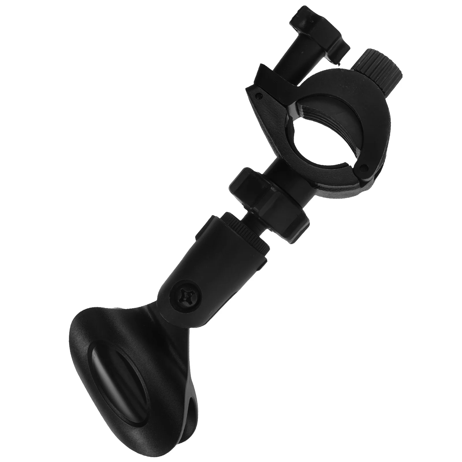 Microphone Extension Clip Versatile Plastic Mic Holder for Tripod Stand Live Streaming Recording Public Speaking Adjustable