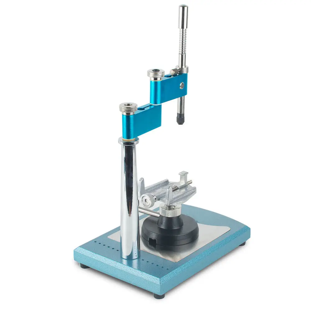 DDental Lab Parallel Surveyor Visualizer Adjustable Spindle Equipment Simple Square Base Parallel Observation 7 Pcs Burs JT-10