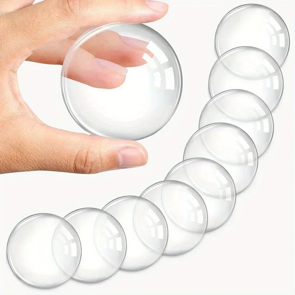 Door Knob Wall Shield Clear Soft Rubber Door Stopper Door Handle Bumper Mute Stickers Wall Protector Muffler Pad Protective Plug image 2