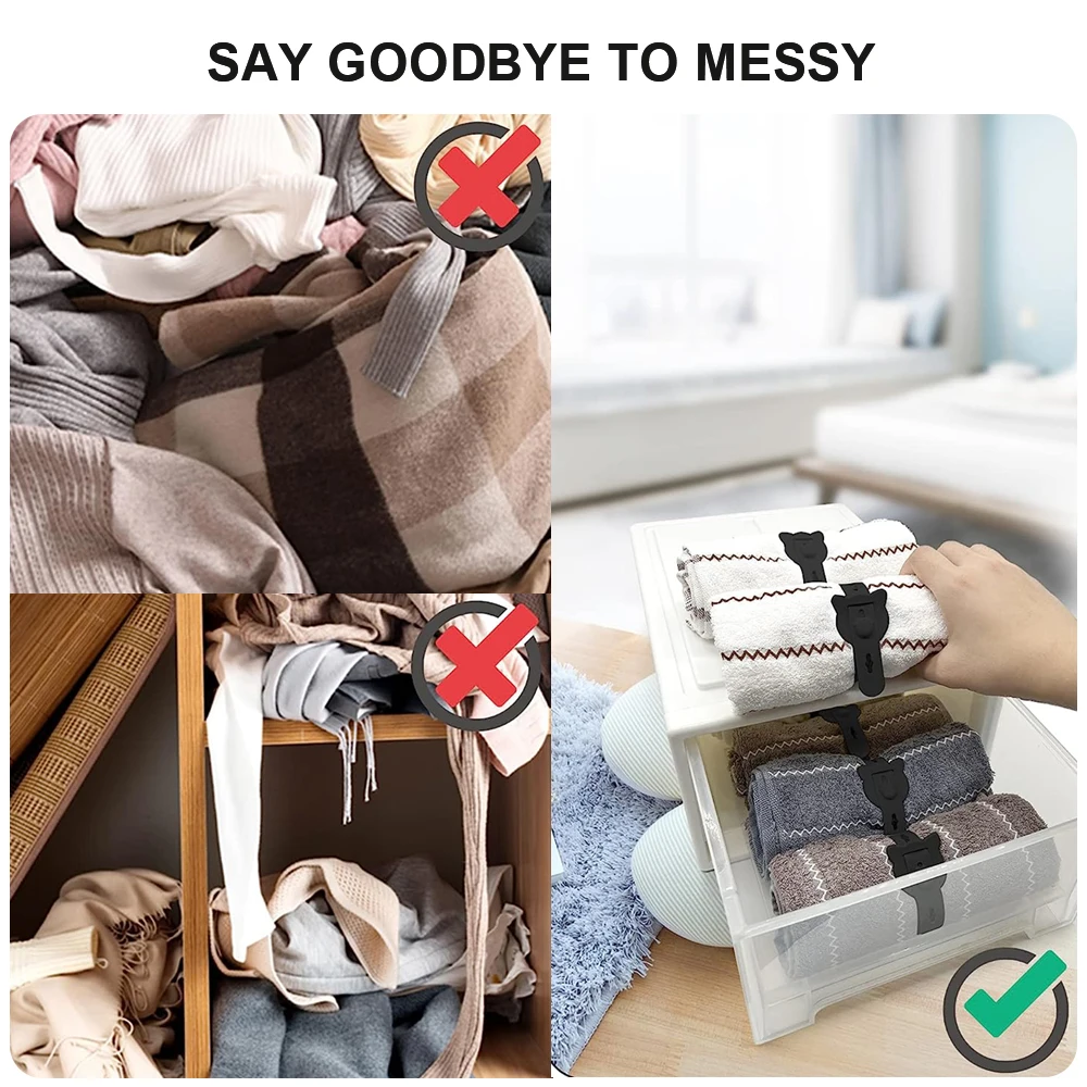 Reusable Cable Ties, 10x0.6inch Elastic Silicone Cord Organizer Straps for Bundling and Organizing Cable Wires