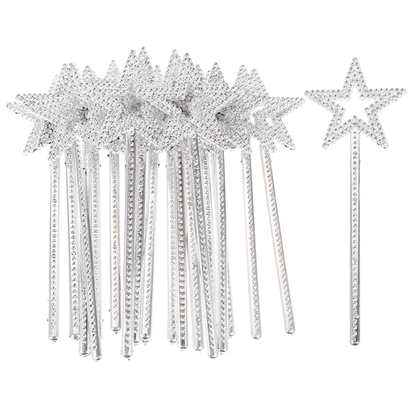 

24 Pcs Angel Fairy Wands Ladies Gifts Star Stick Shaped Kids Christmas Girls Costume Props Mini