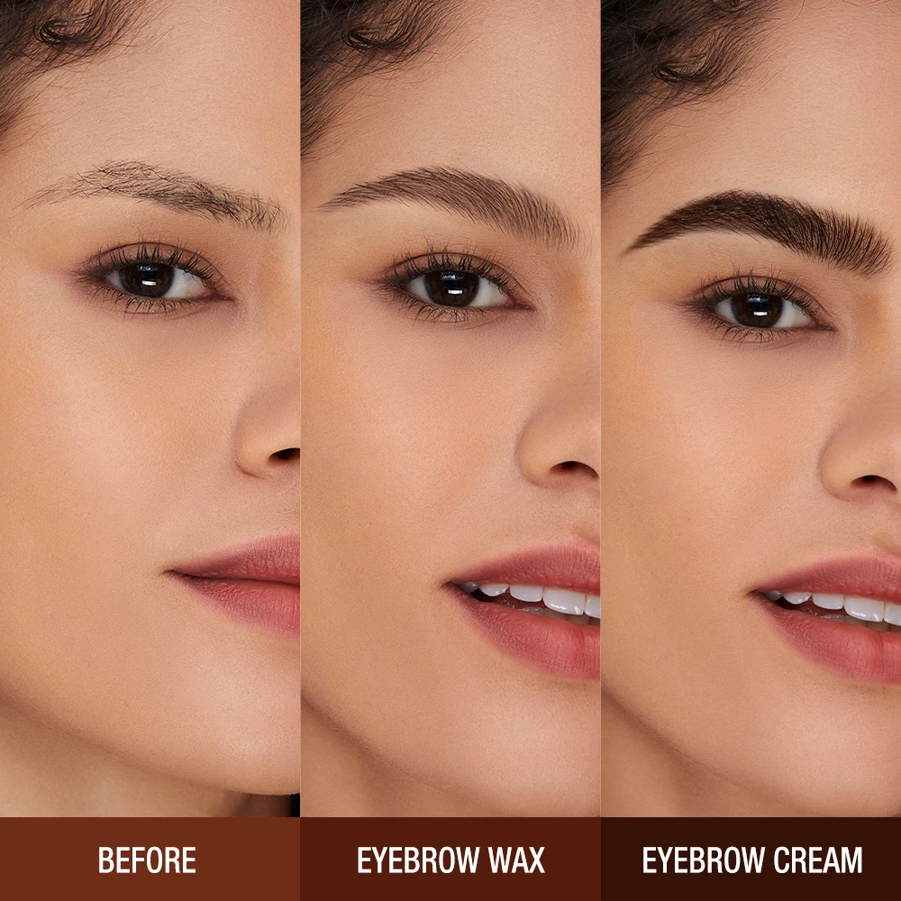 O.TWO.O Brow Cream Tinted Brow Sculpting Cream Pigmented Waterproof Long-lasting Feathery Sculpt Fluffy Brow Tint With Wax Brush