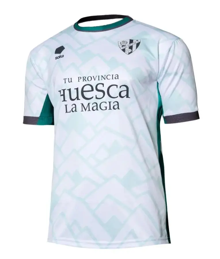 24/25 SD Huesca المنزل جيرسي الرجال التجفيف السريع تنفس تي شيرت SD Huesca بعيدا جيرسي كرة القدم التدريب تي شيرت رياضي #1