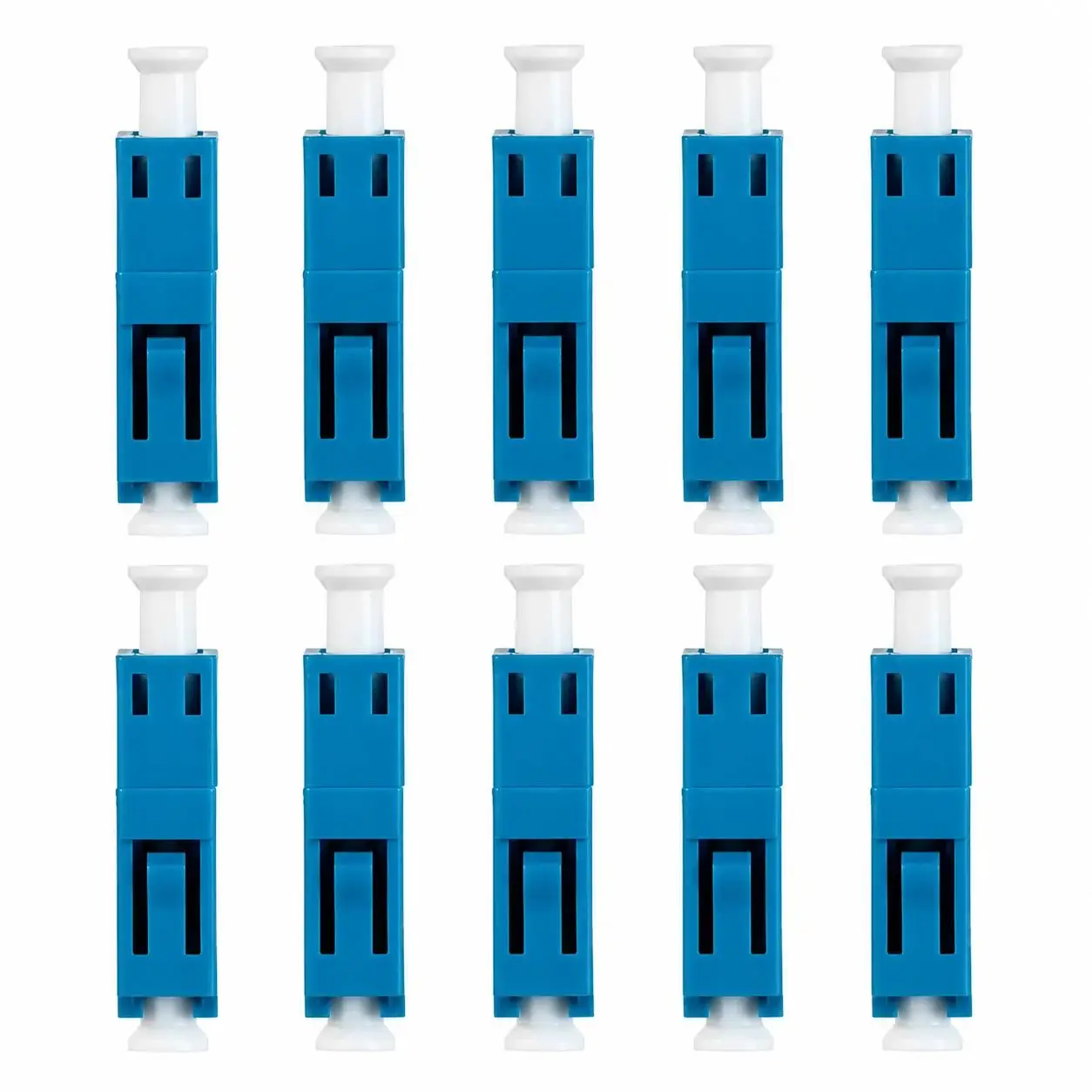 10PCS Female-to-Female Fiber Optic Couplers, LC/SC UPC/APC Simplex or Duplex Adapters for FTTH ODF Patch Panels