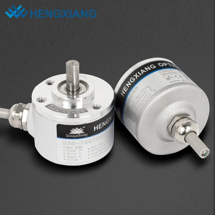 

New incremental rotary encoder LPD3806-600BM-G5-24C AB Two Phase 600ppr diameter 38mm shaft 6mm from hengxiang replacement