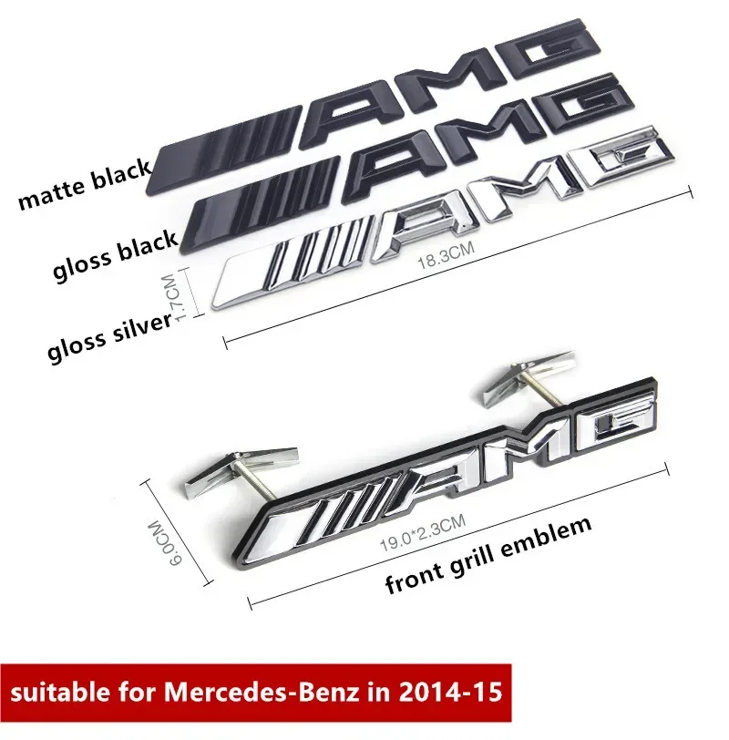 3D ABD Emblemat Samochodowy AMG Naklejka do Mercedes benz AMG A B C E G CLA GLK CLASS W221 W212 W213 W176 W205 W177 X253 Dekoracja