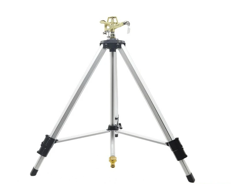 Heavy-Duty Aluminum Telescopic Sprinkler Nozzle - 360° Large Area Coverage for Lawn, Garden & Agricultural Irrigation