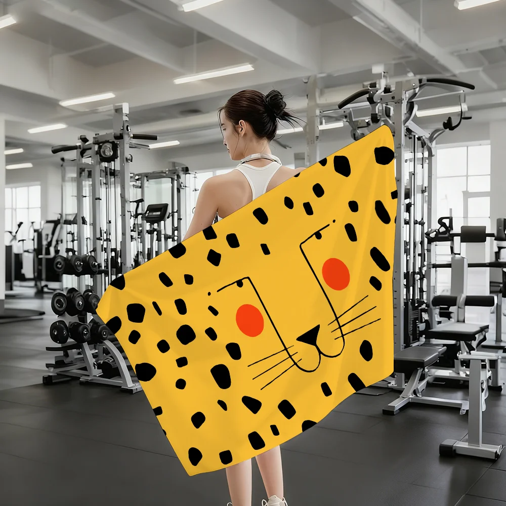 Nordic Cute Tiger Face Handdoe - Sauna Home Gym recensie en prijs