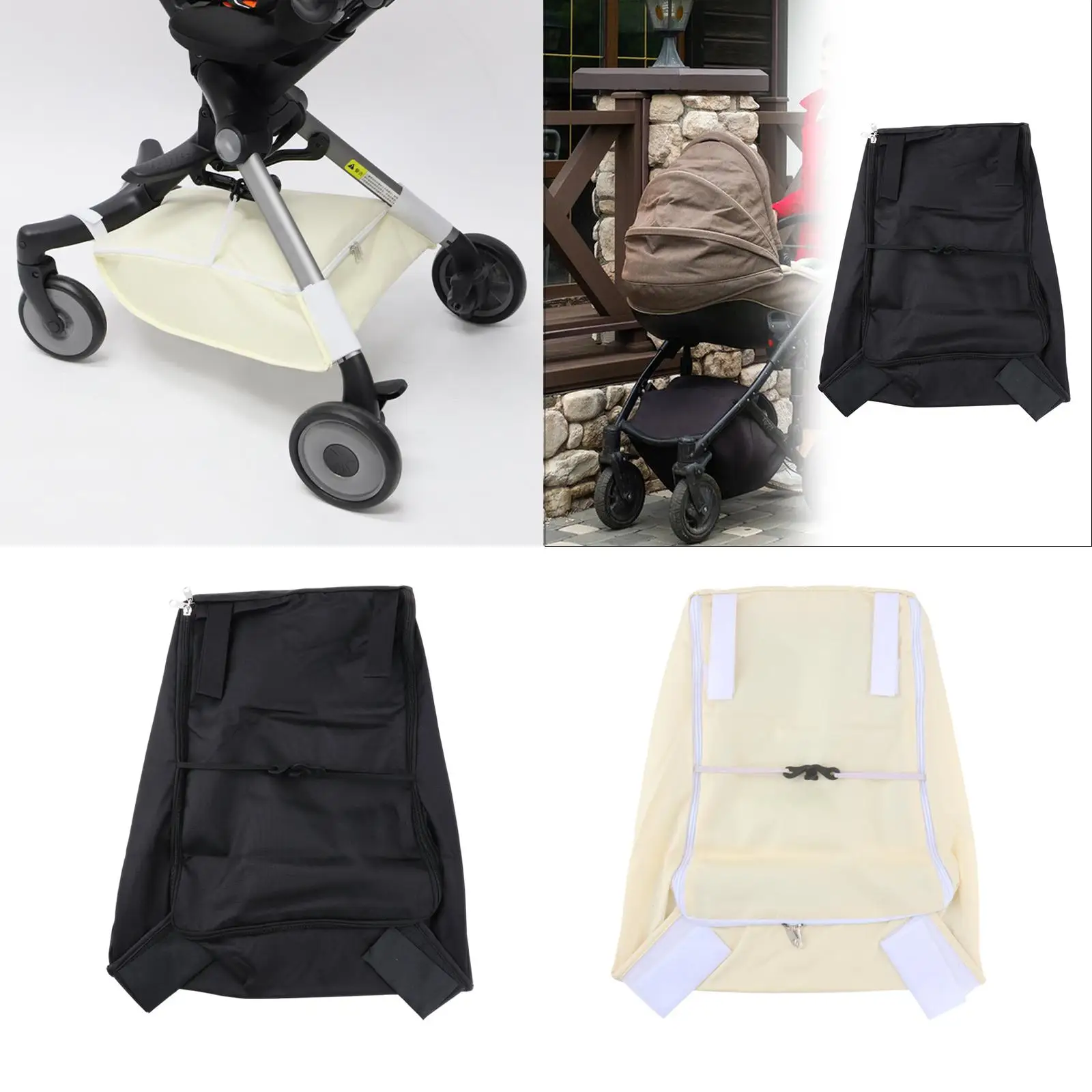 

Stroller Shopping Basket Oxford Cloth Portable Professional Gifts Stroller Organizer Pram Basket for Outdoor Shopping Camping