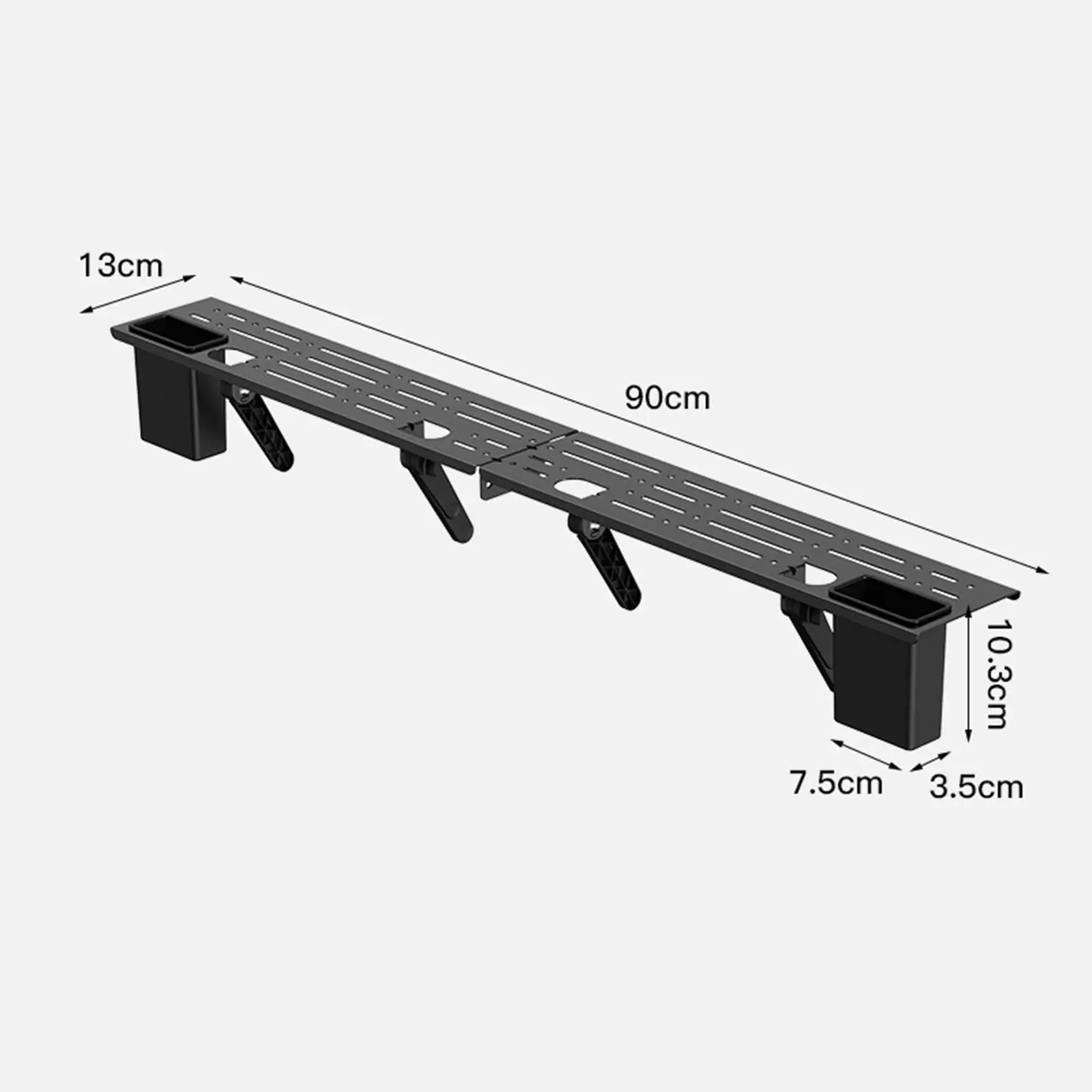 TV Top Shelf TV Top Storage Bracket Monitor Shelf Screen Top Shelf Mount for Router Media Boxes Streamings Devices Home Decor