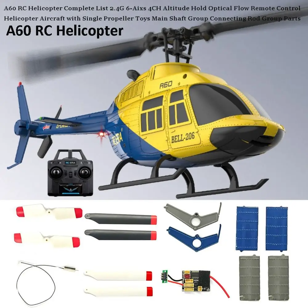 2.4G 6-Aixs A60 RC Helicopter Complete List Multistyles Plastic Remote Control Helicopter Aircraft