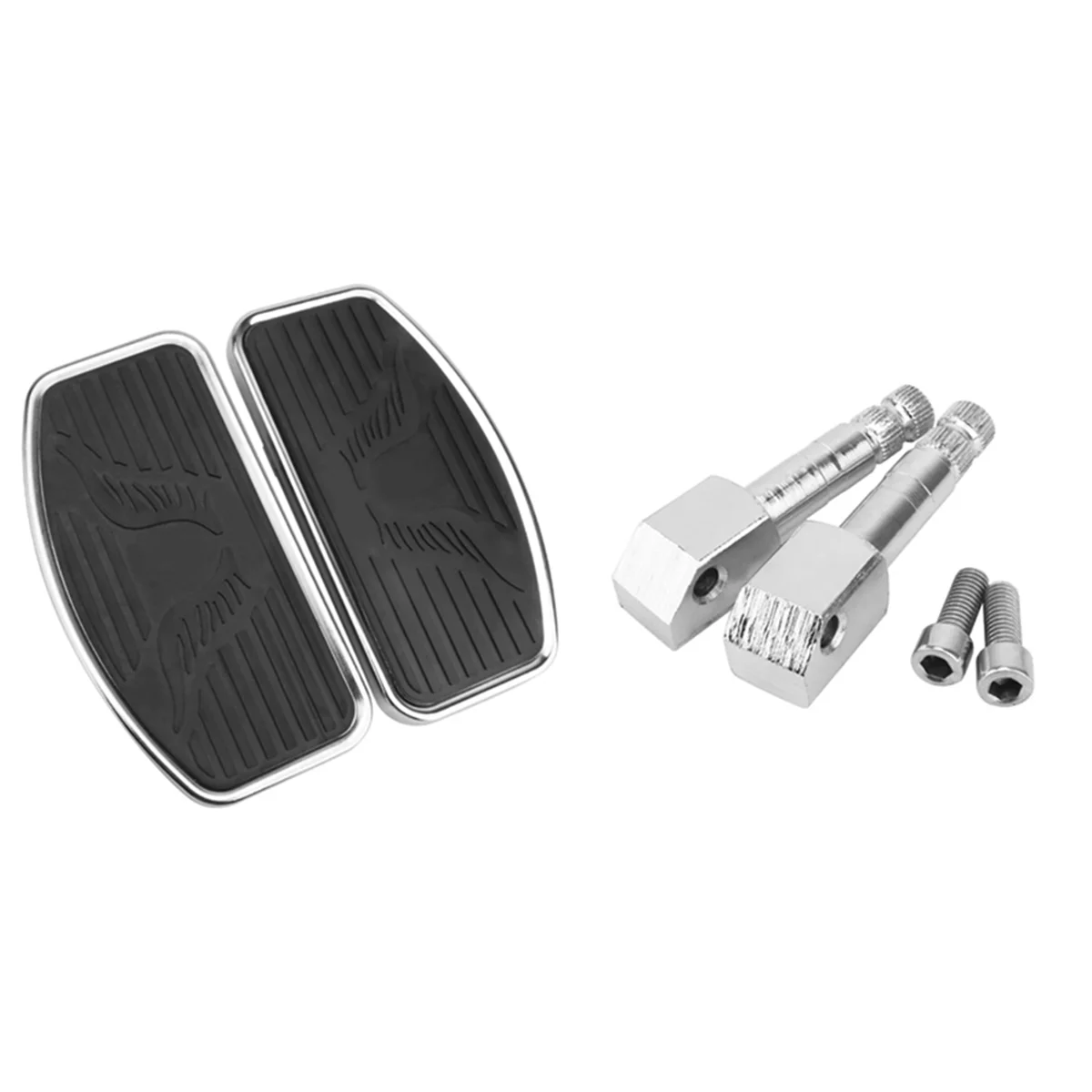 Motorcycle Universal Front Foot Rider Driver Footrest Floorboards for Honda VTX Yamaha V-STAR Drag Star Suzuki Kawasaki