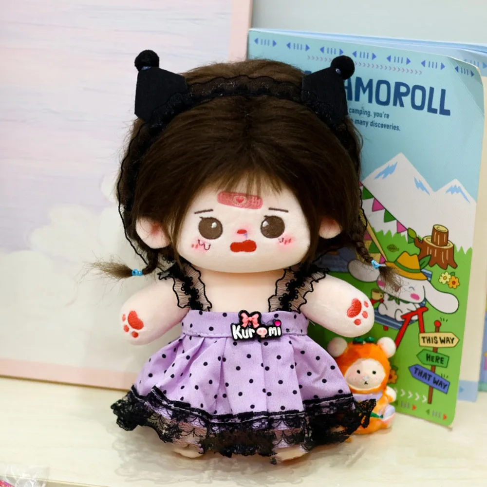 20cm Cotton Doll 20CM Cotton Doll Clothes Multiple Styles BJD Sweet Skirt Changing Princess Court Style Hand-made