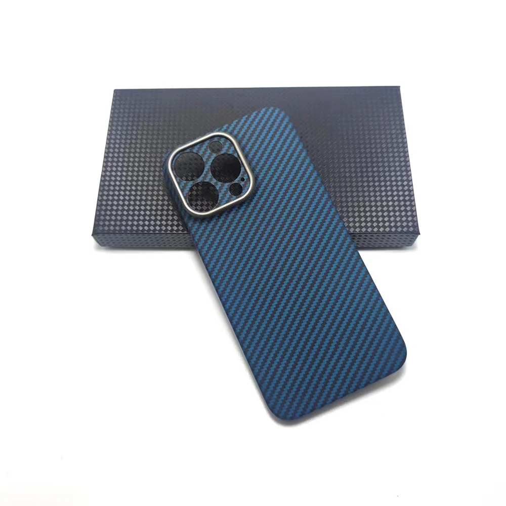 for iPhone 15 pro max case carbon fiber Lens protection ultra-thin Aramid fiber case for iphone 15 pro plus carbon cover