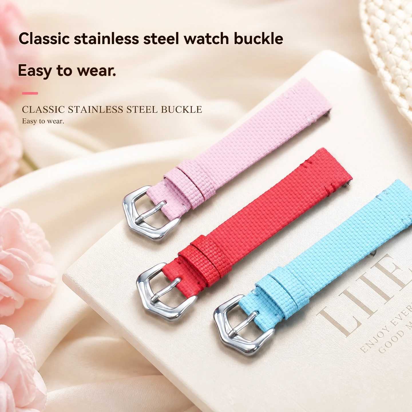For  Suitable for Cartier Sandus W2SA0033 WSSA0082 fluorine rubber soft waterproof watch strap, women's quick release 16mm