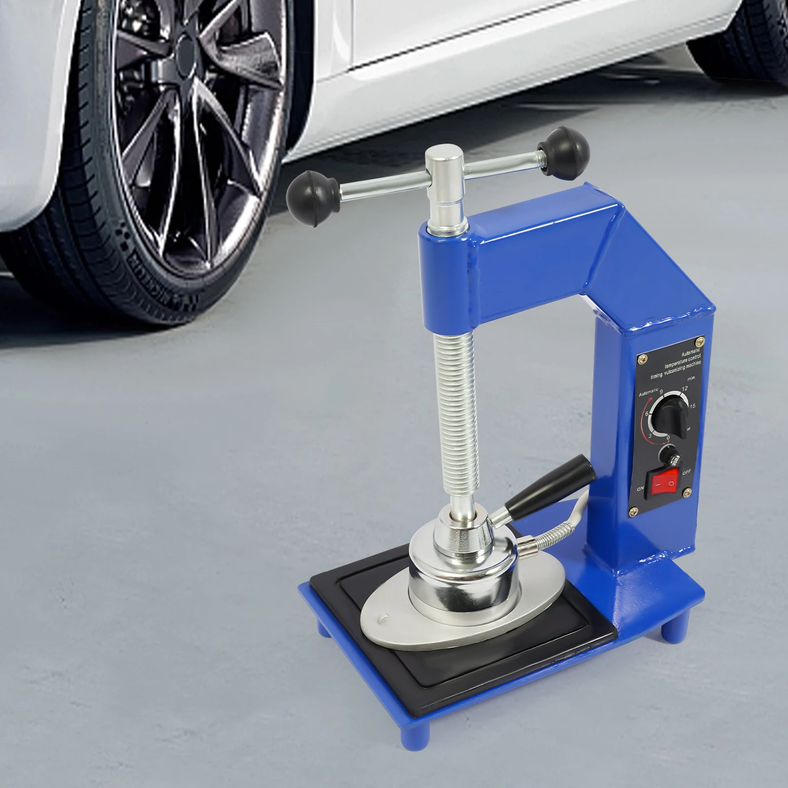 آلة إصلاح الإطارات، آلة إصلاح الإطارات بدرجة حرارة ثابتة، آلة تفلكن الإطارات مع وظيفة التوقيت