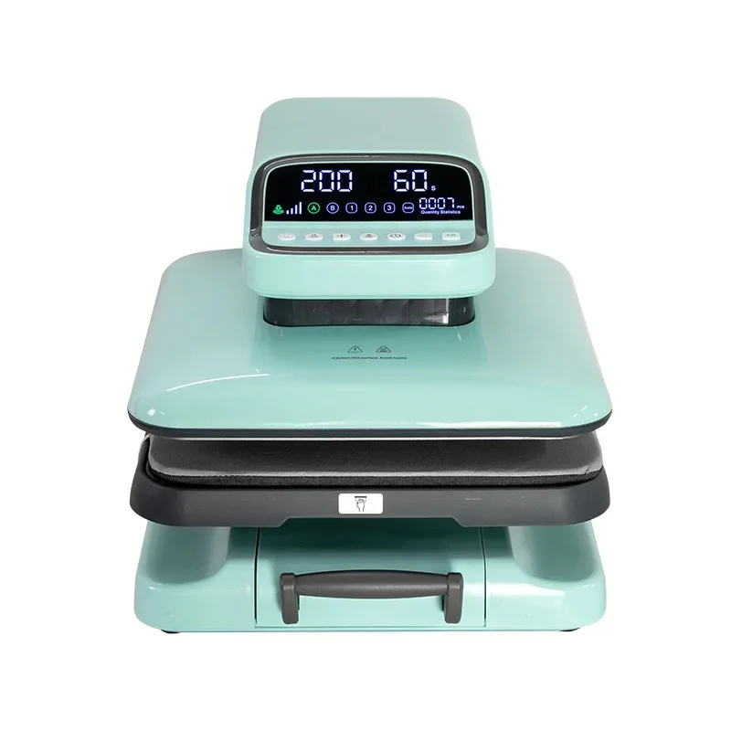Automatic Heat Press Sublimation Machine, Digital Control Heat Transfer Machine for T-shirts & Bags