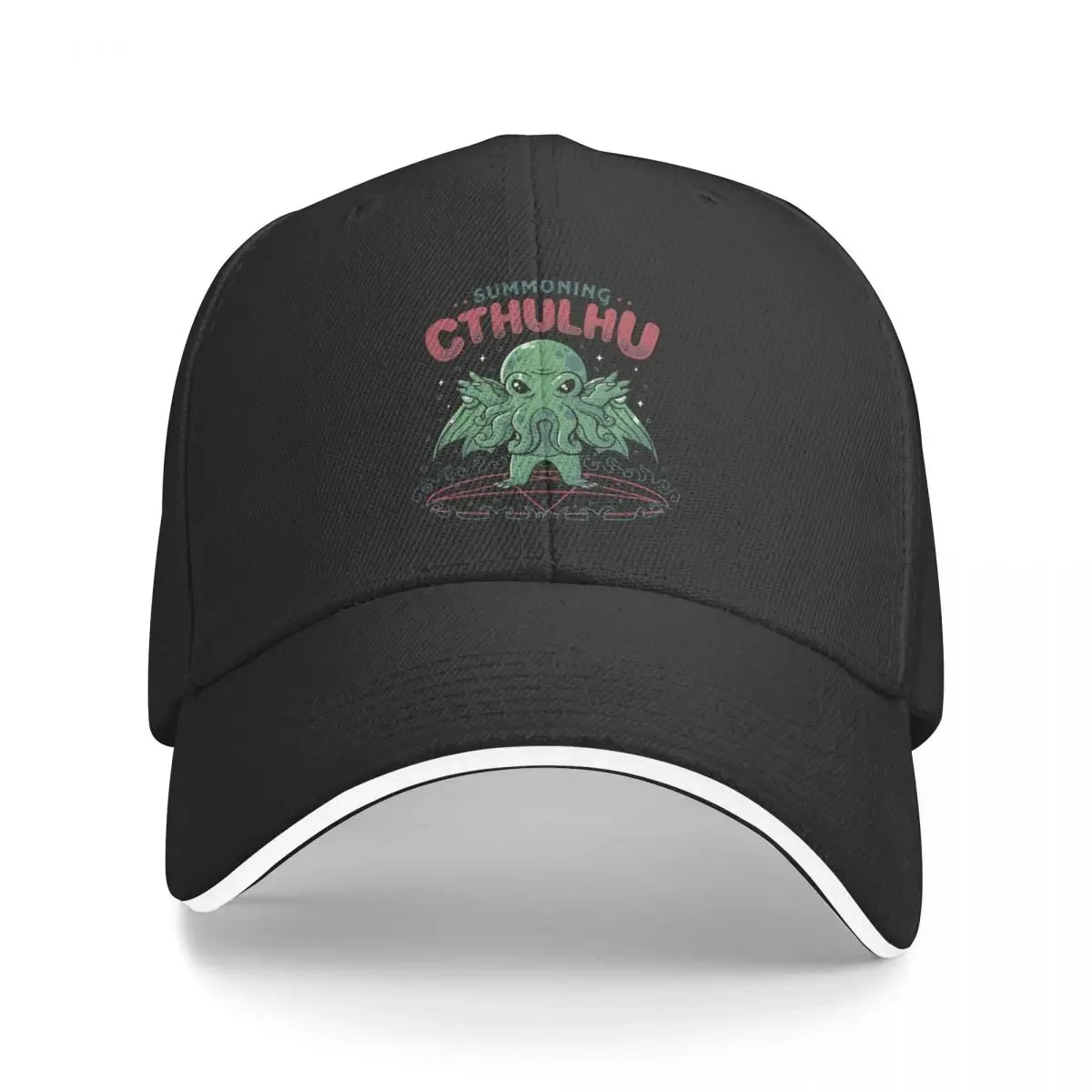 Summoning Cthulhu Cool Horror Gift Baseball Cap Hood western Hat Men's Caps Women's