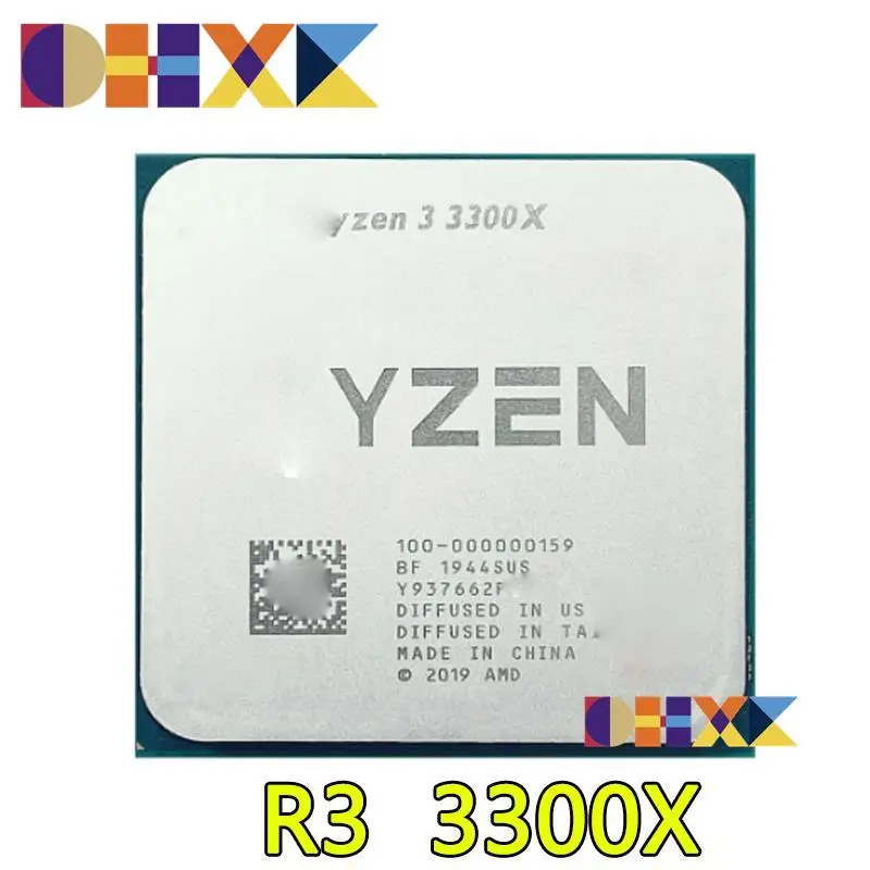 

for AMD Ryzen 3 3300X R3 3300X 3.8 GHz Used Quad-Core Eight-Thread 65W CPU Processor L3=16M 100-000000159 Socket AM4