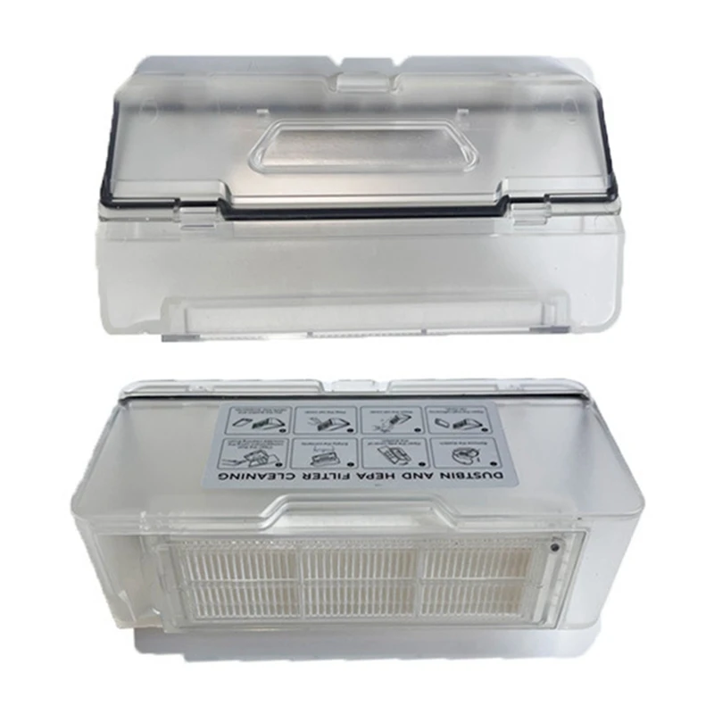 صندوق تصفية الغبار لصندوق Xiaomi Mijia روبوت المسح والمسح ، قطع غيار الفراغ ، STYTJ02YM ، Viomi V2 ، V3 ، 2 في 1