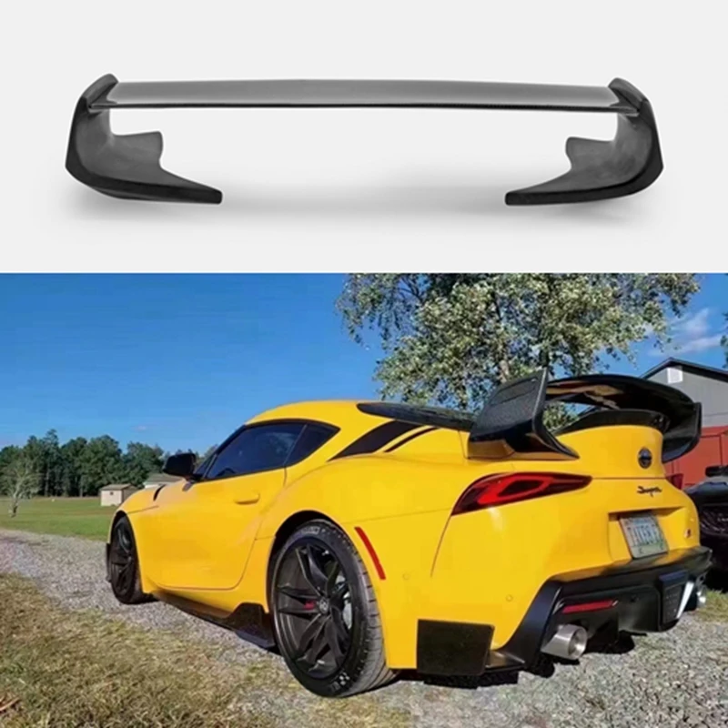 

For Toyota Supra A90 2019 2020 2021 Car Styling Carbon Fiber / FRP Rear Spoiler Trunk Wing