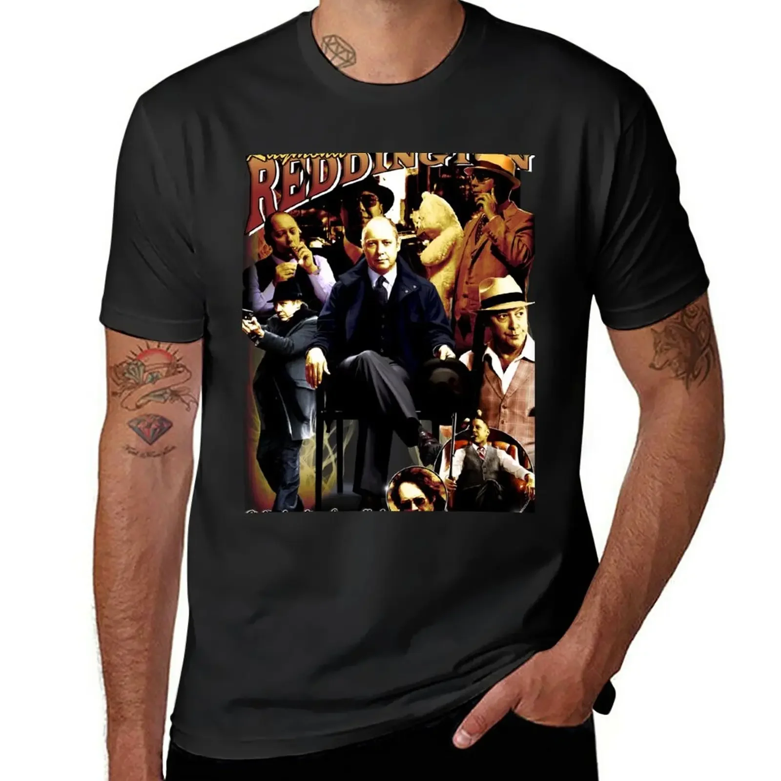 New Raymond reddington bootleg vintage T-Shirt shirts graphic tee sports fans tops customs design your own T-shirt men