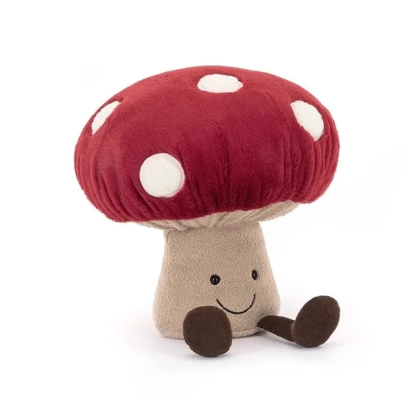 

Cute mushroom pendant keychain bag pendant holiday gift fruit doll