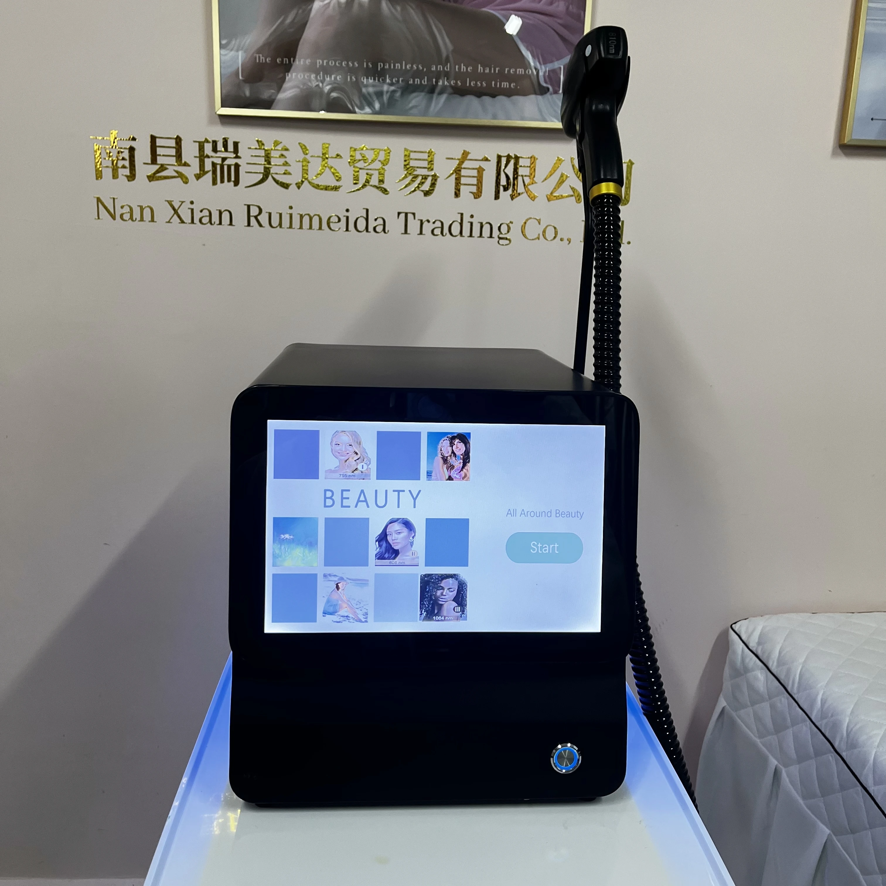 سعر المصنع 3000 واط ليزر الجليد البلاتين الثلاثي الطول الموجي 755 808 1064 آلة إزالة الشعر الفعالة بالليزر ديود الجليد #6