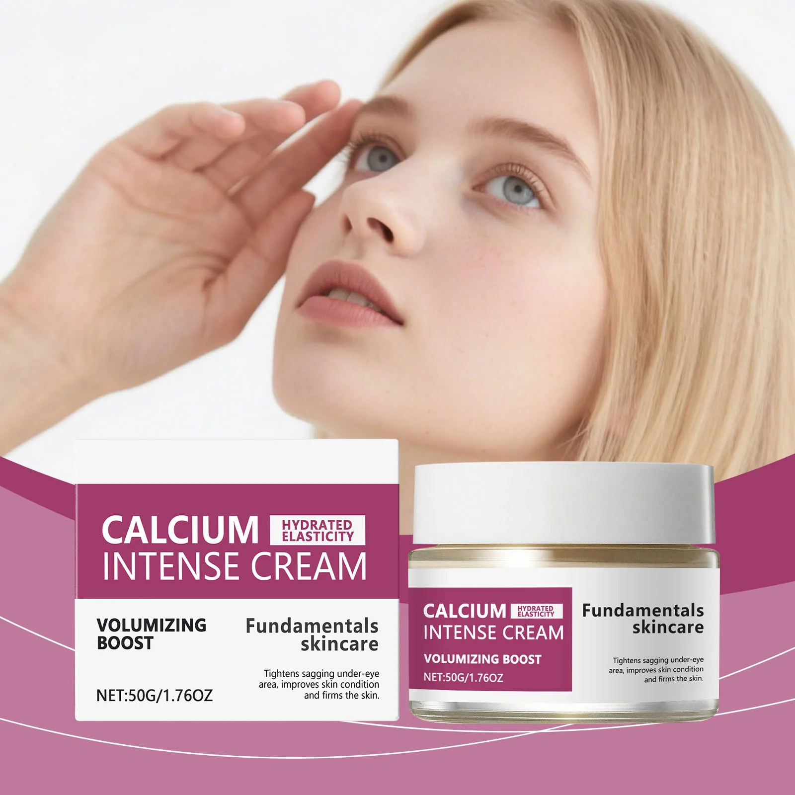 

Tremella Moisturizing Face Cream Promote Collagen Production Repair Skin Barrier Improve Skin Sagging Nourishing Facial Lotion