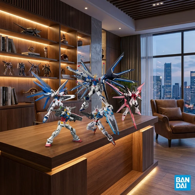 

Bandai HG 1/144 Gundam Model Kit Strike Freedom Destiny Barbatos Aerial Assembly Action Figure Toy for Kids Collectors Best Gift