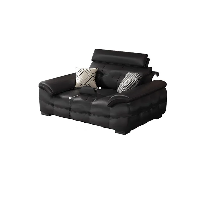 أرائك جلدية للمكتب وغرفة المعيشة مقطعية حديثة مقعد الحب صالة فناء خارجي أريكة أرضية أثاث جناح صالة Divano