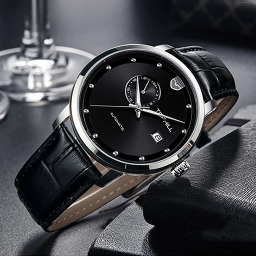 Luxury Automatic Watch Men NH37 Mechanical Wristwatches 42mm Business Watch TOPHILL Stainless Steel Sapphire Glass Clocks 2023