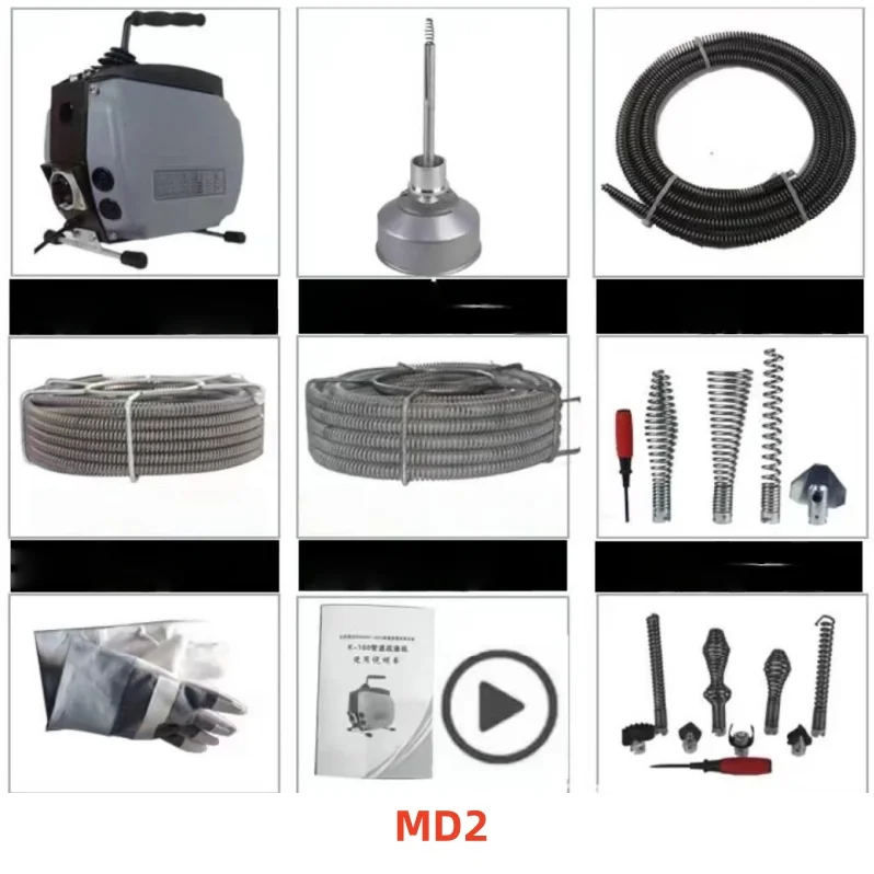 Professional Sewage Dredging Tools Integrated with Pipe Dredging Cleaning Products Drain Cleaning Machine
