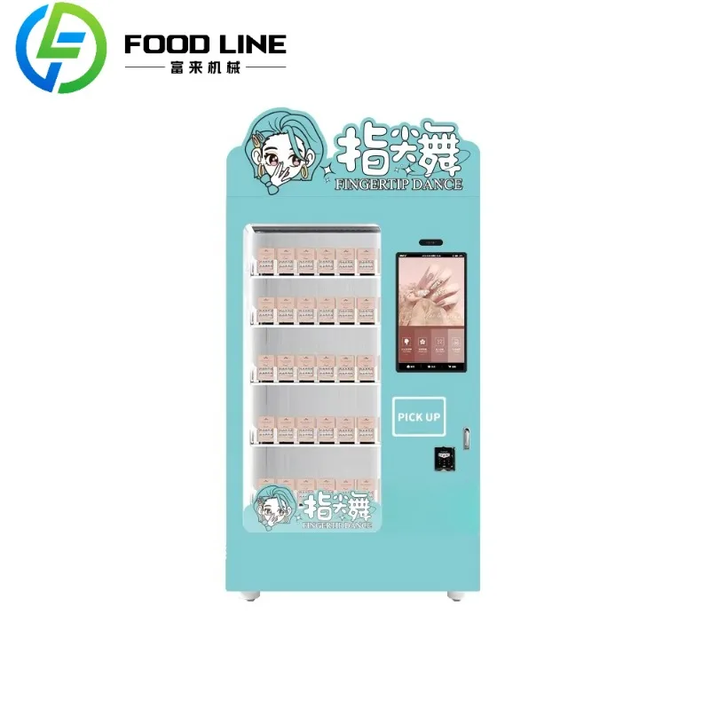 Self-Service Store Cheap Convenient Press on  Nail Art Fashion Vending Machine for Eyelashes With Touch Screen