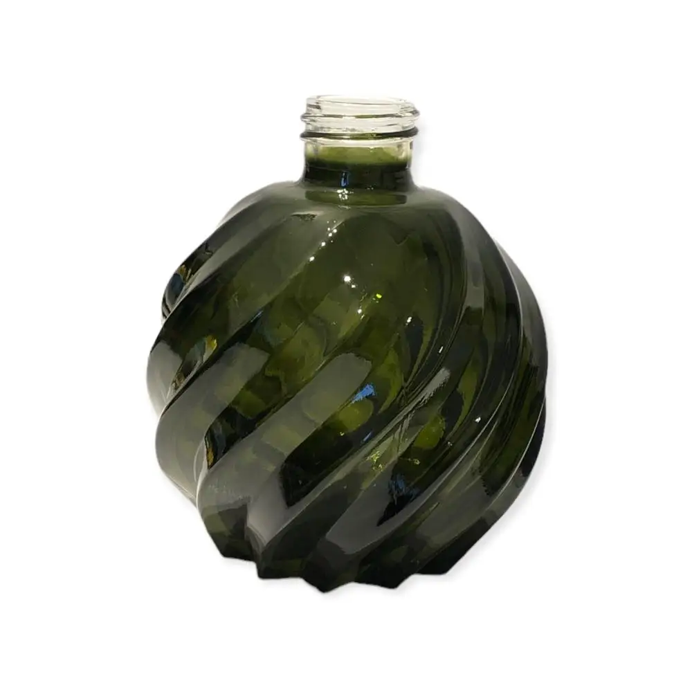 Glass Spiral Ball 270Ml Green Moss (S/ Valvula)
