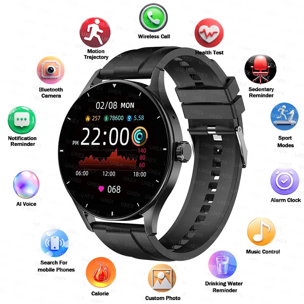 

Fashion 2026 New Smartwatches Women Men’s 1.55”Full Watches Ladies Sports Fitness Touch Screen Bluetooth Call Tracker Factory