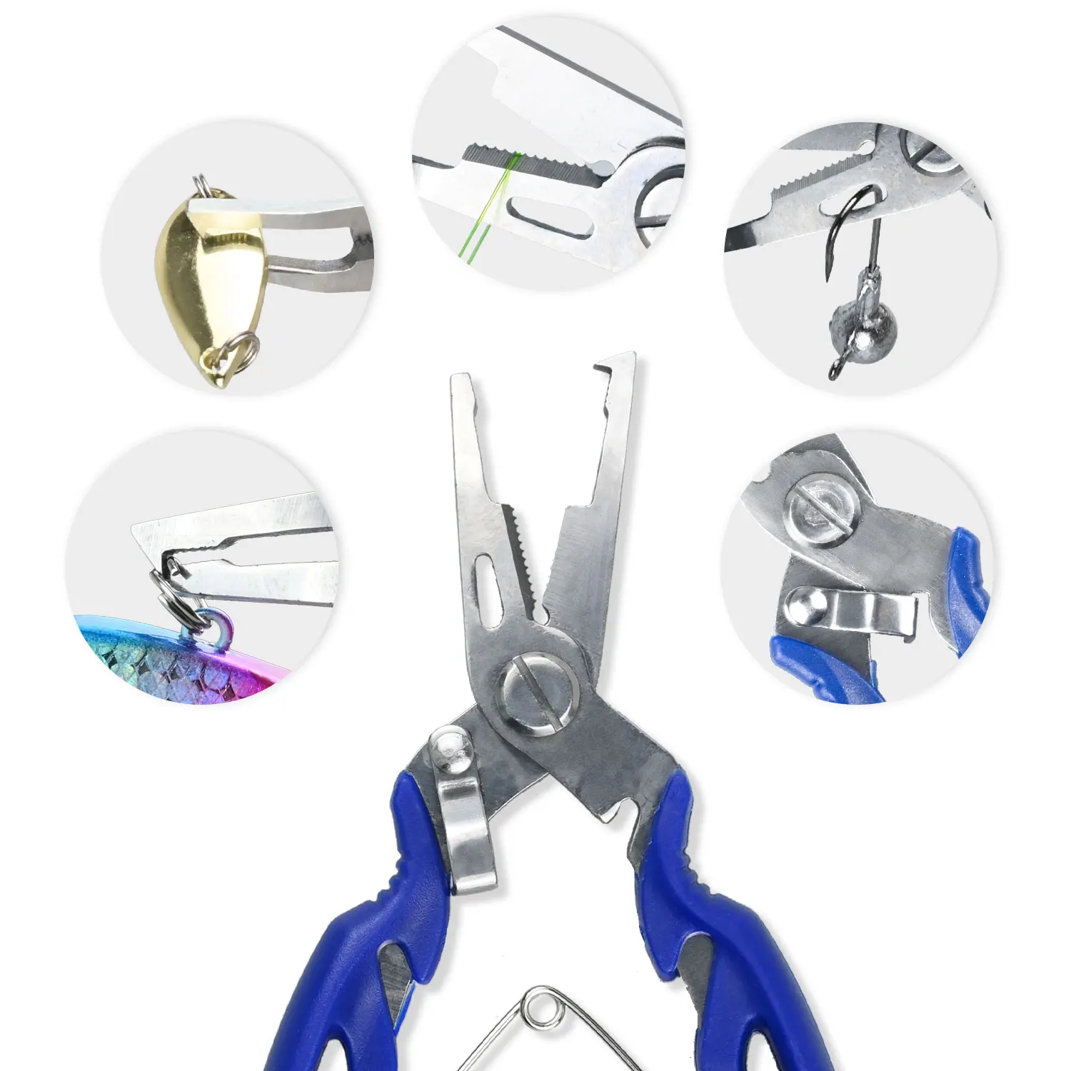 سلة السمك العائمة سانتا كينج وأدوات صيد الأسماك المضادة للانزلاق، مجموعة أدوات صيد الأسماك