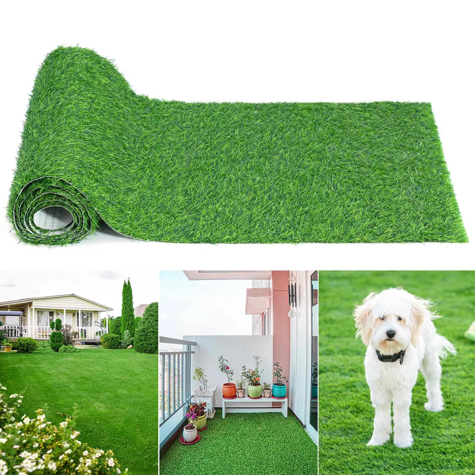 

Artificial Grassland Simulation Moss Lawn Turf Fake Green Grass Mat Carpet Indoor Outdoor DIY Micro Landscape Home Floor Decor