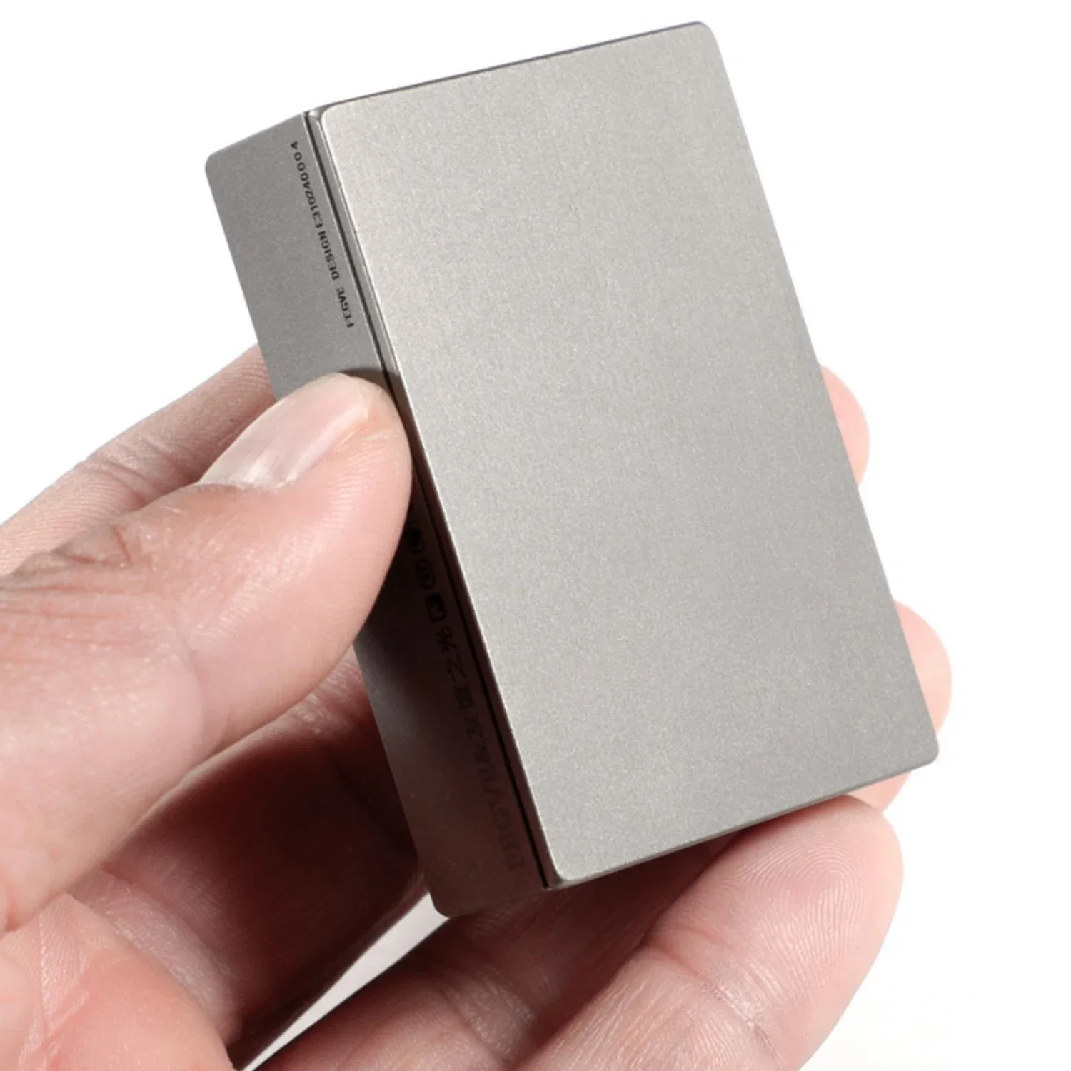 EDC Titanium Alloy Magnetic Push Slider Capsule Can Box Storage Box EDC Decompression Tools