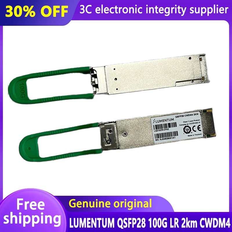 95% NEW Original LUMENTUM SMF Optical Fiber Transceiver Module LQ210CR-CPA2 QSFP28 100G LR 2km CWDM4 100% Tested