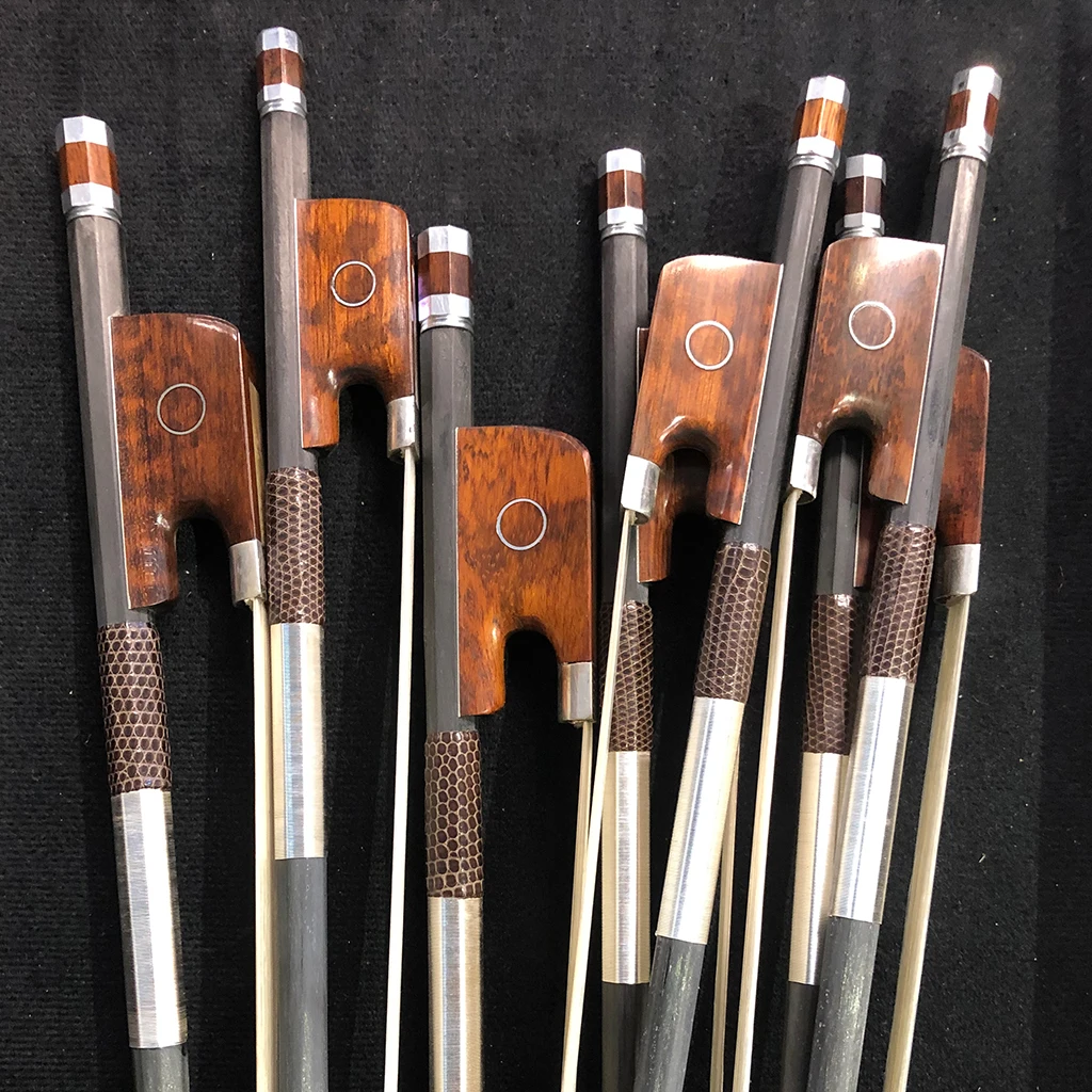 Ultra Light 4/4 Size Master Violin Bow Cello Bow Bass Carbon Fiber Rod Durable Straight Violin Accessories