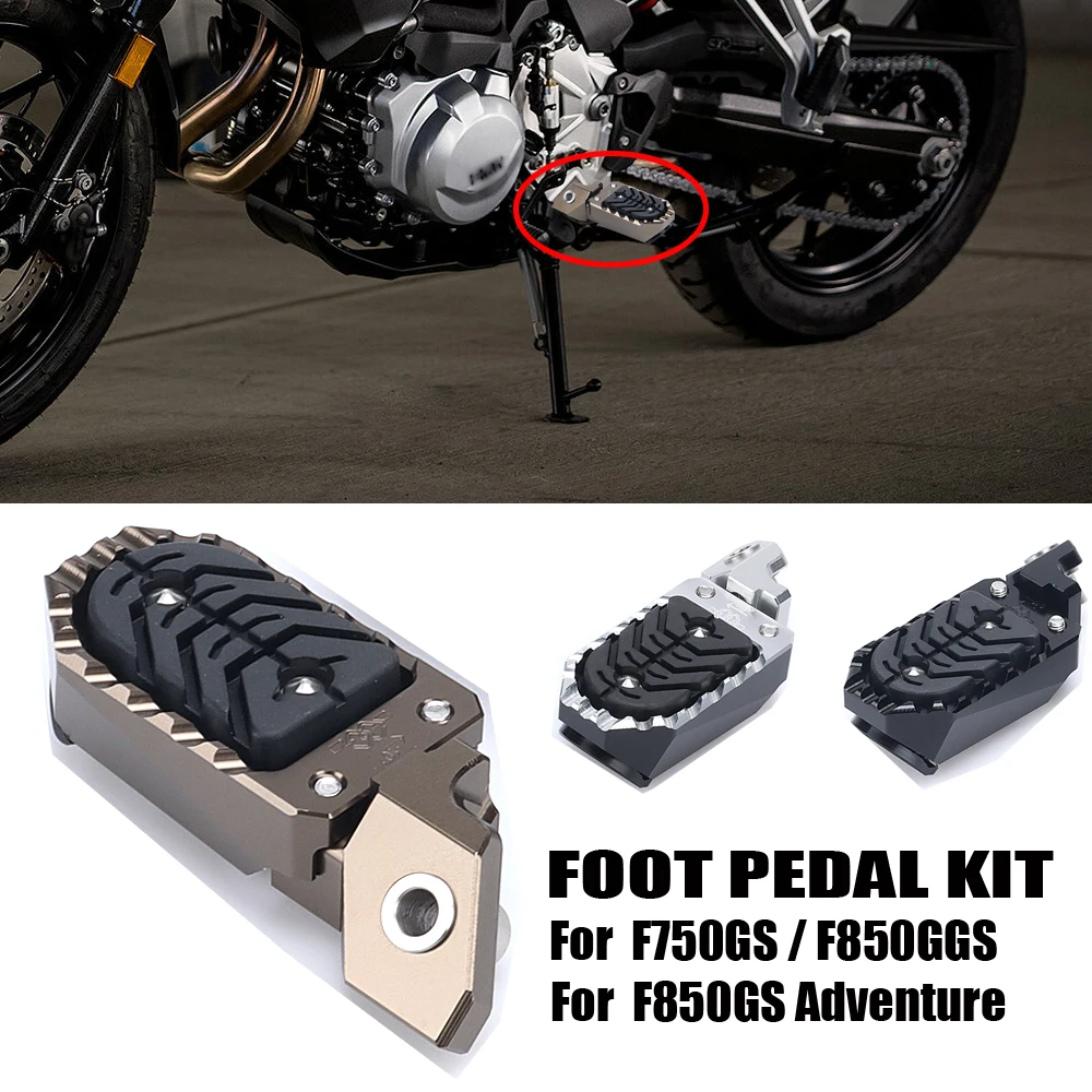 New Motorcycle Footrest Footpegs Foot Pegs Pedal For BMW F850GS ADVENTURE F 850 GS Adventure F750GS F750 GS F 750 GS Accessories